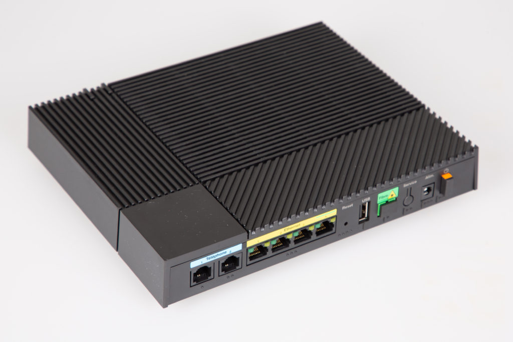 Router/módem de operador con varios puertos