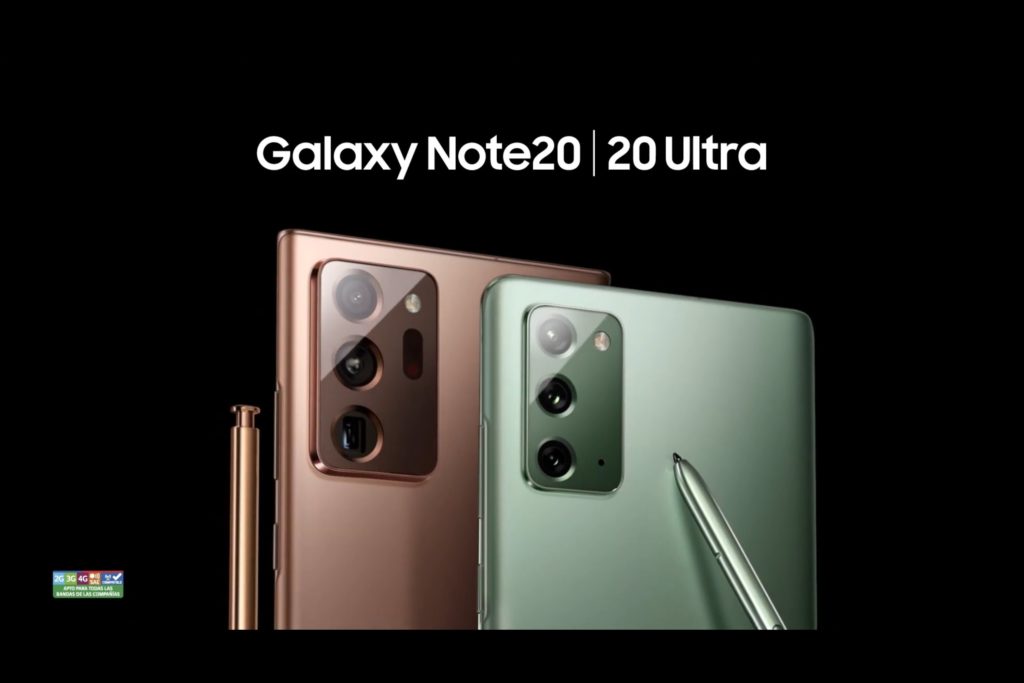 Samsung Chile anuncia preventa oficial de los nuevos Galaxy Note 20 y Note 20 Ultra