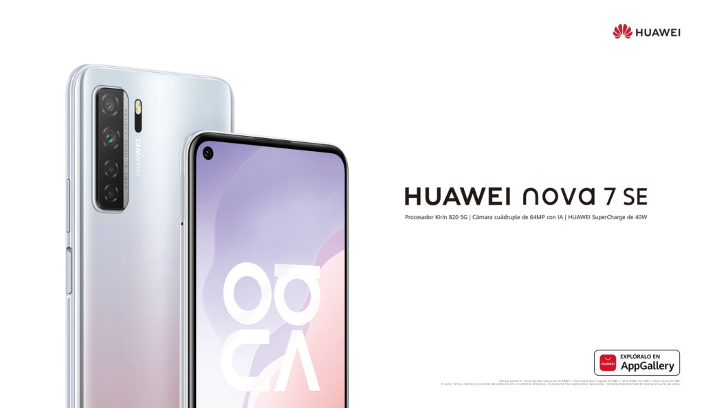 Huawei presenta en Chile su nuevo Nova 7 SE