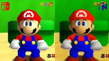 Esta es la diferencia entre Super Mario 64 en Nintendo 64 y la Switch
