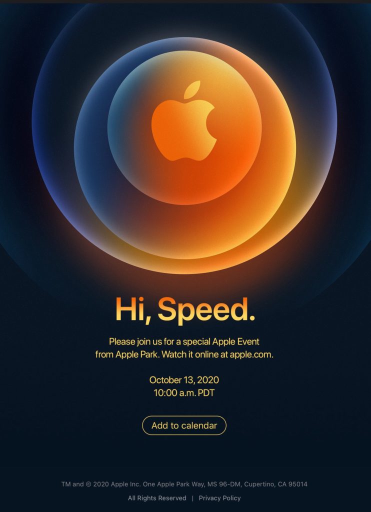 Anuncio evento Apple 13 de octubre