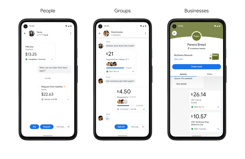 Google Pay 2020 pago grupal