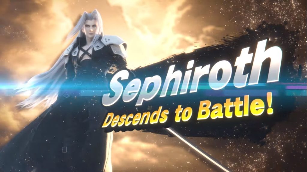 Sephiroth es el nuevo luchador que se unirá a Super Smash Brothers Ultimate