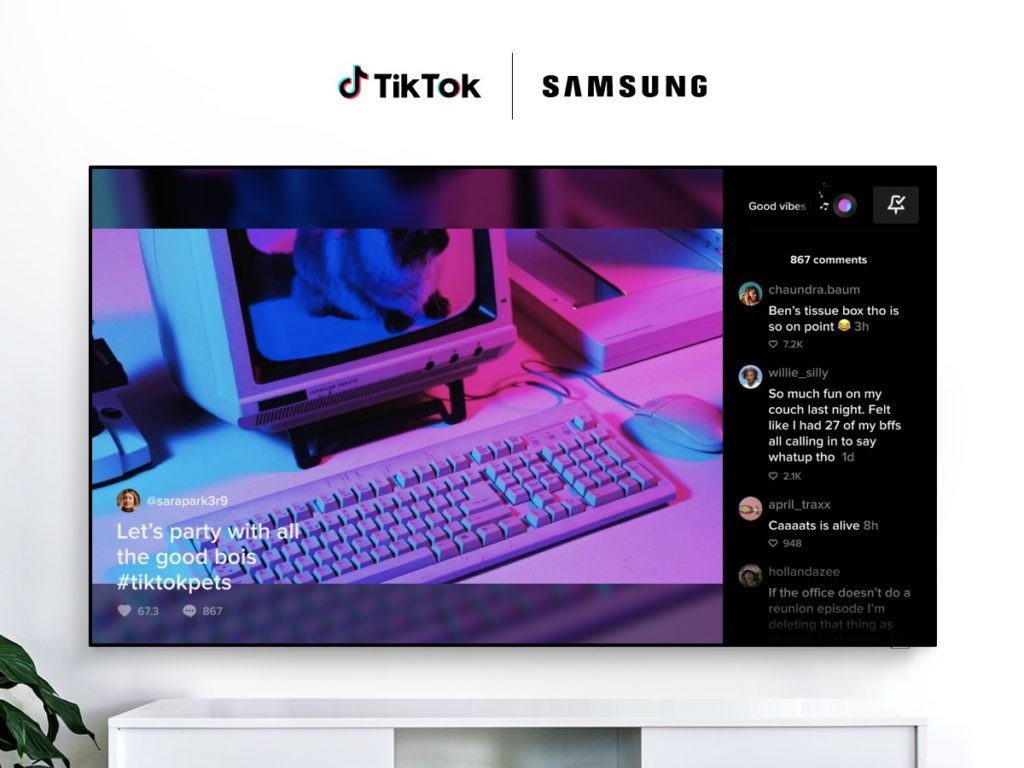 Por si no fuese suficiente: TikTok llega oficialmente a los televisores de Samsung en Europa