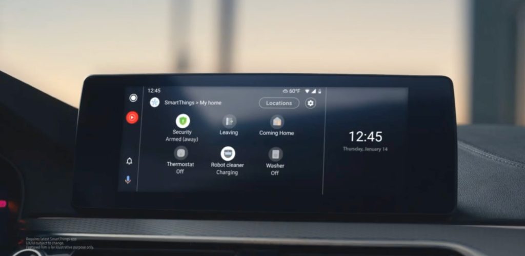 Samsung SmartThings ya está disponible en Android Auto