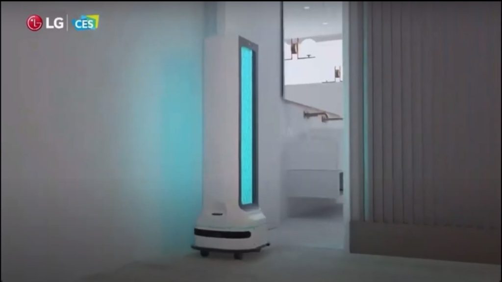 LG CLOi UV es el nuevo robot de desinfección esta vez de LG #CES2021