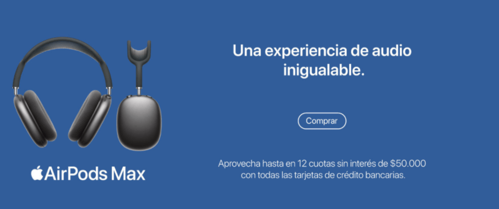 Los AirPods Max ya están disponibles en Chile