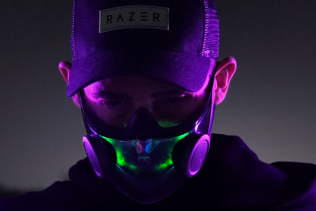 Razer devela su prototipo de mascarilla N95 con luces RGB y proyección de voz en #CES2021