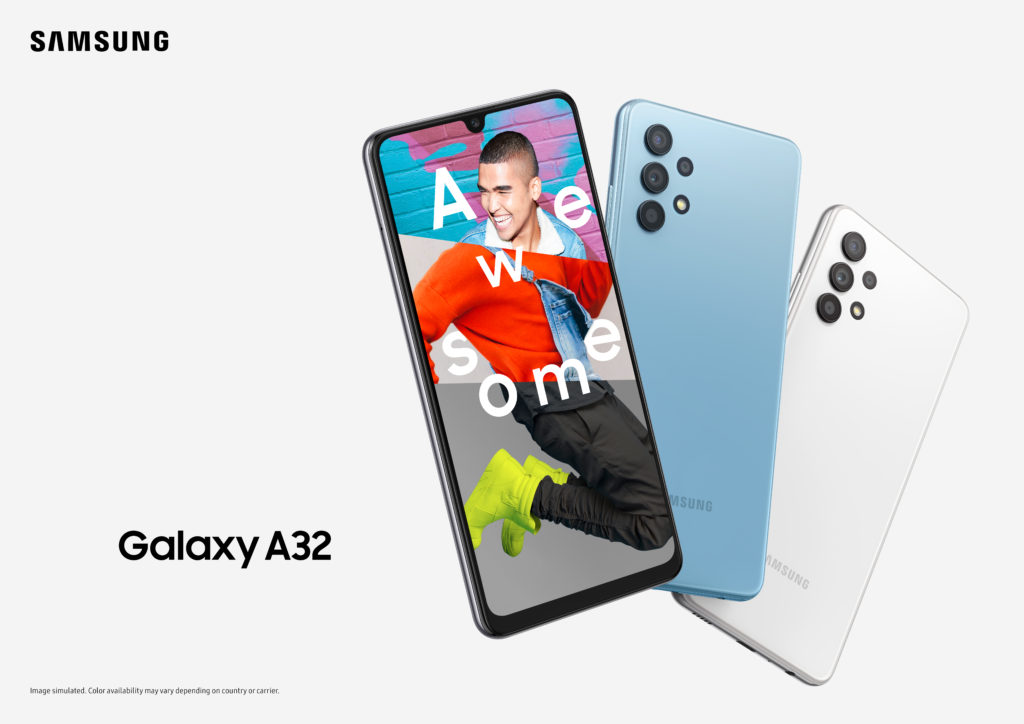 Galaxy A32 (4G), Samsung presenta su primer teléfono de gama media con pantalla Super AMOLED a 90 Hz
