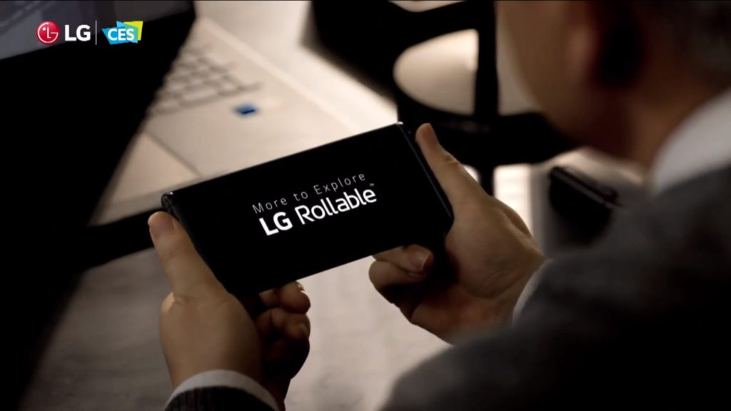 Aparece video que muestra por primera vez al LG Rollable en acción