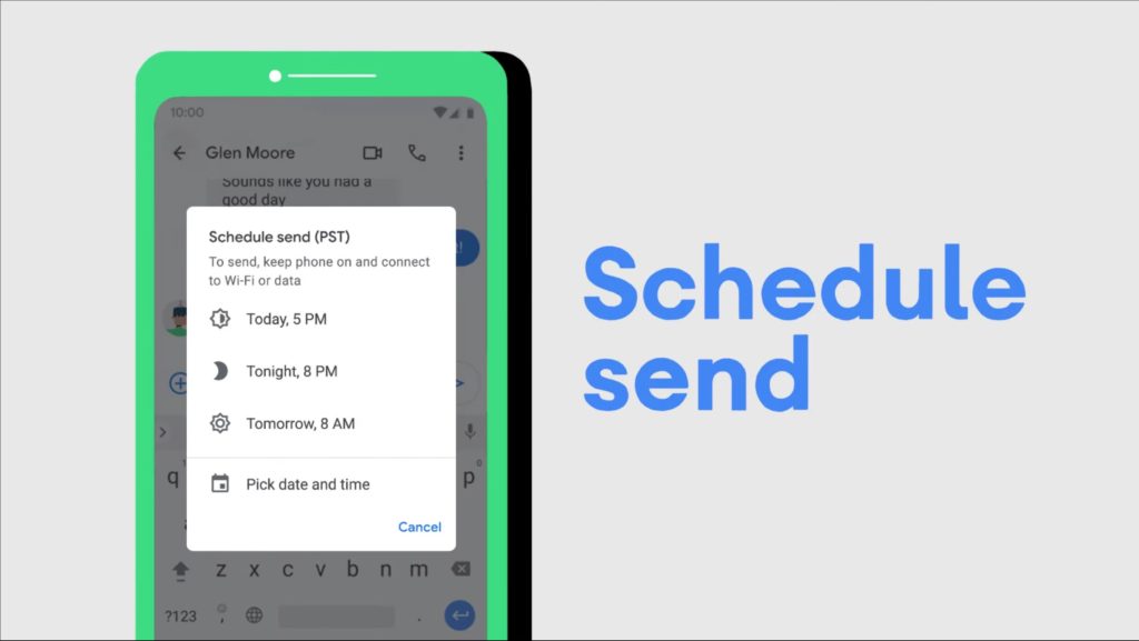 Mensajes de Google ahora permite programar el envío de mensajes