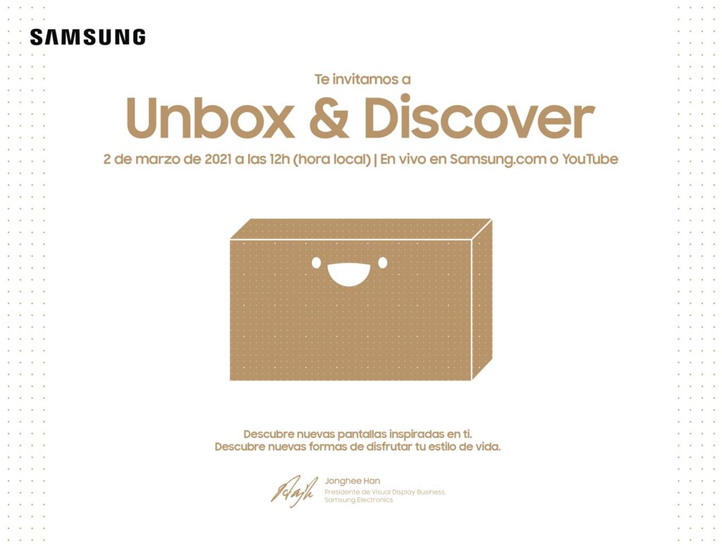 Acompáñanos en el inédito evento de Samsung: Unbox & Discover 2021