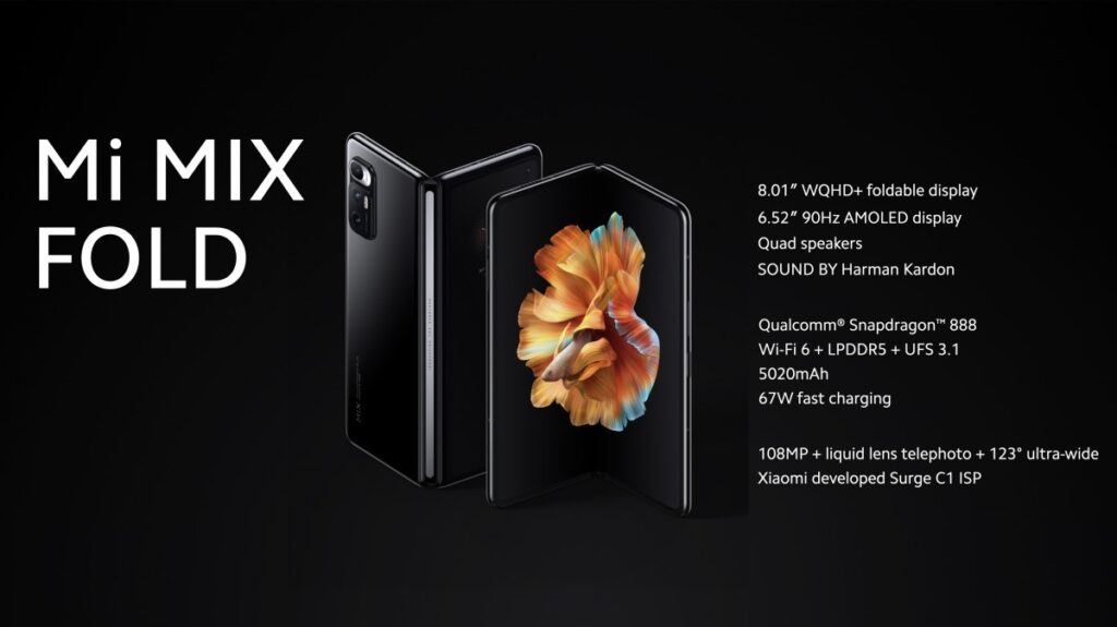 Xiaomi presenta el Mi Mix Fold