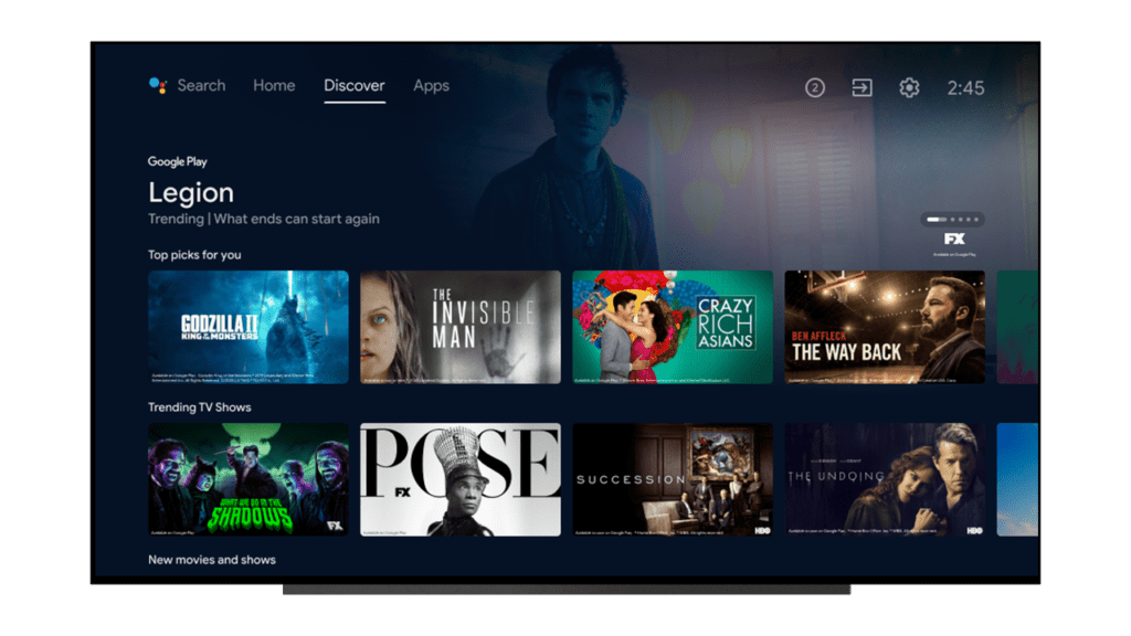 Una nueva interfaz de usuario inspirada en Google TV están recibiendo televisores Sony Bravia con Android TV
