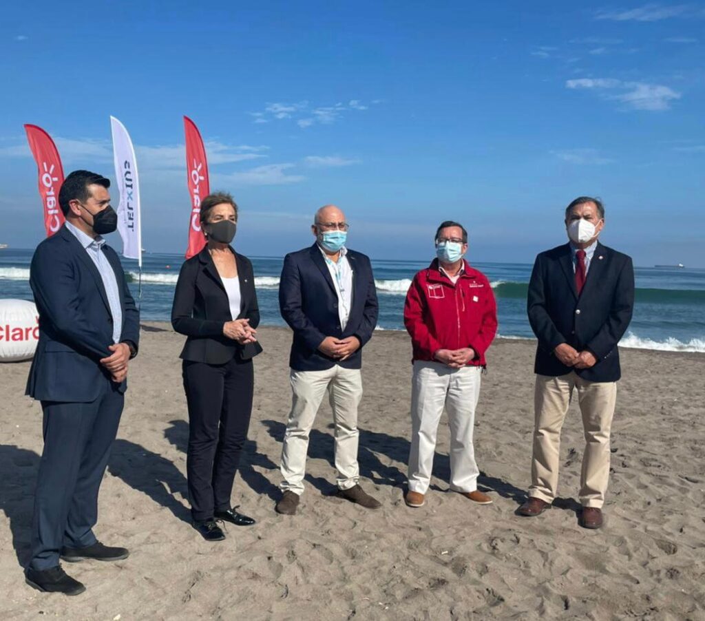 Claro y Telxius anuncian un cable submarino que conectará Chile con Perú, Ecuador y Guatemala