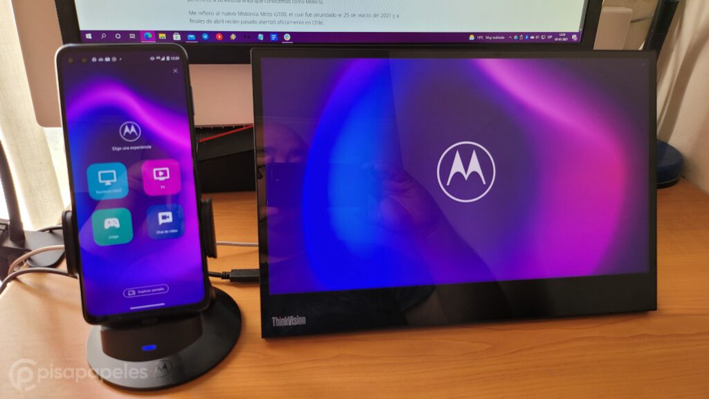 Review experiencia Ready For usando un Motorola Moto G100