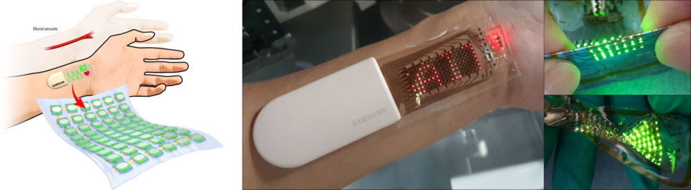 Samsung muestra en sociedad un parche OLED para la piel que sirve para monitorear ejercicios y salud