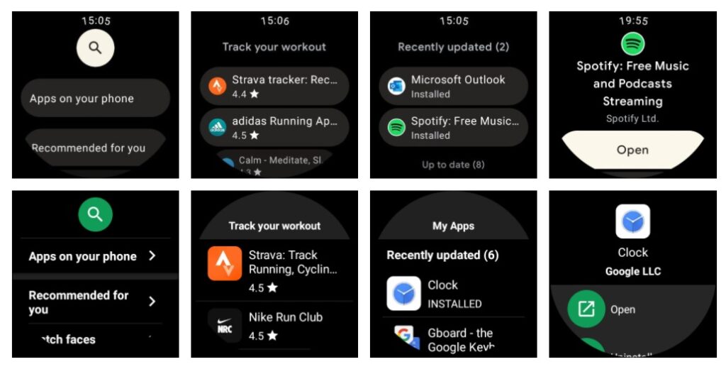 Play Store rediseño Wear OS 3.0 foto 1