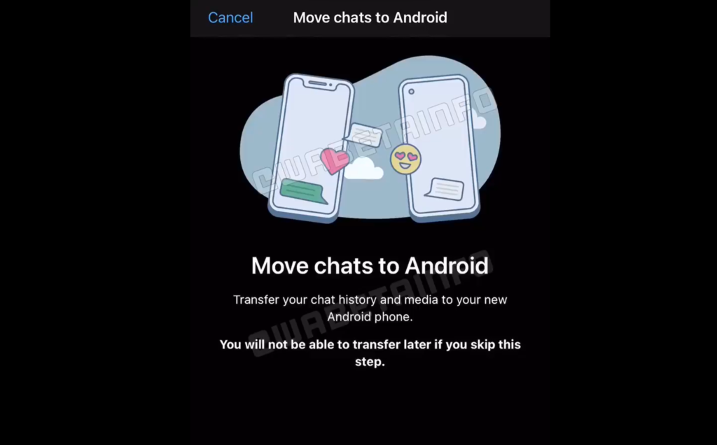 WhatsApp tiene casi lista la función para transferir nuestros chats entre iPhone y Android, pero requerirá sí o sí un cable USB