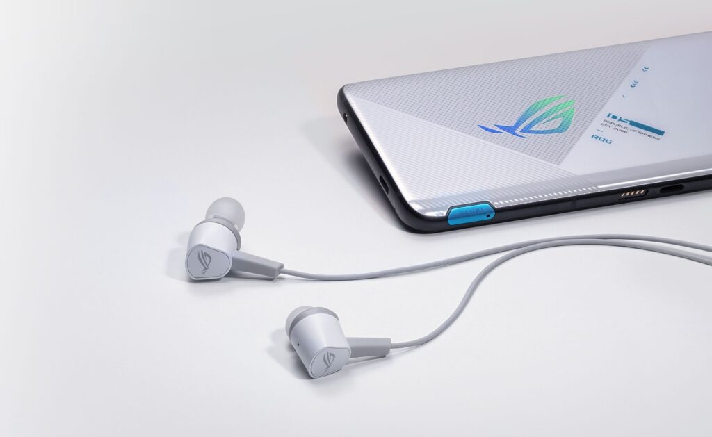 Asus rog audífonos moonlight white