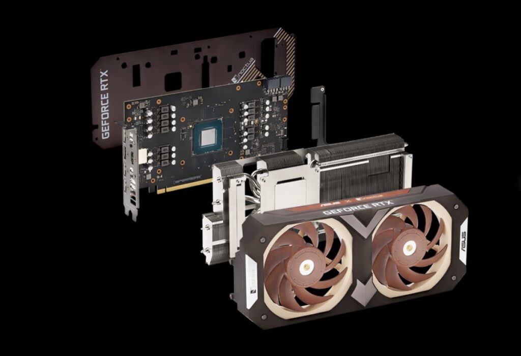 Asus Noctua RTX 3070 foto 3