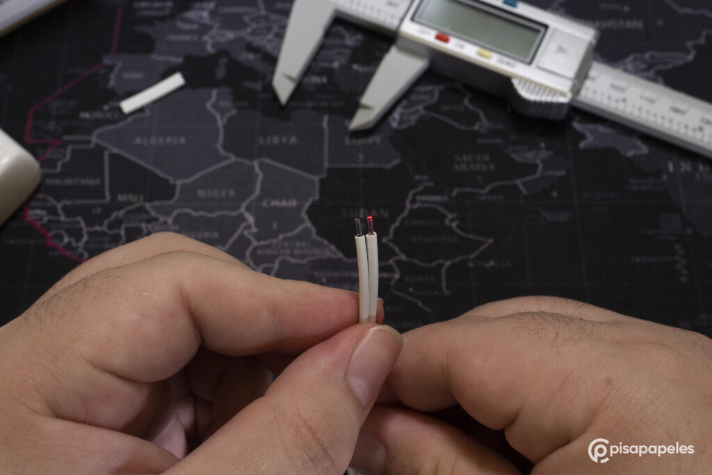 Fibra óptica plástica en funcionamiento