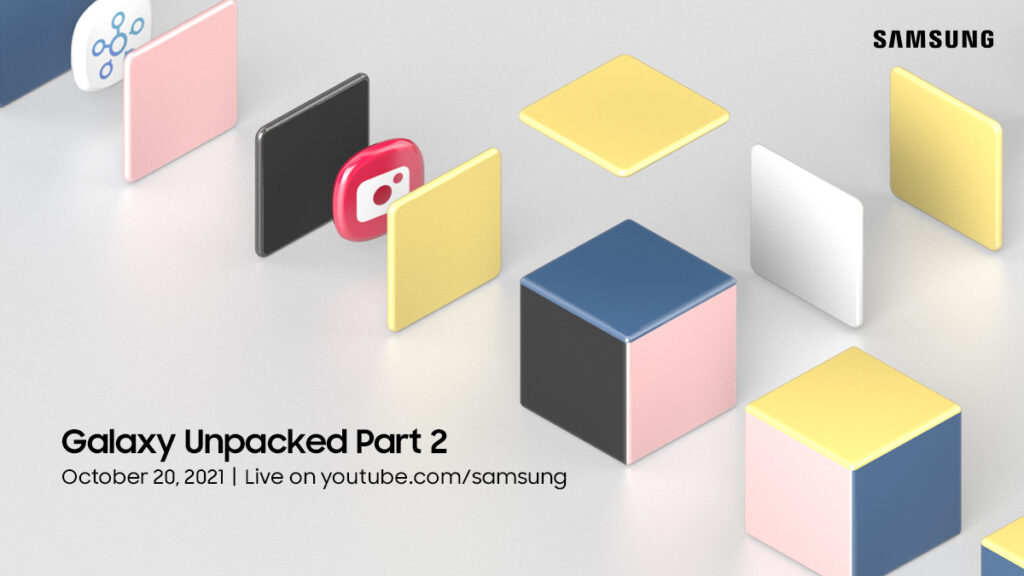 Samsung anuncia nuevo evento para el 20 de octubre llamado “Galaxy Unpacked Parte 2”