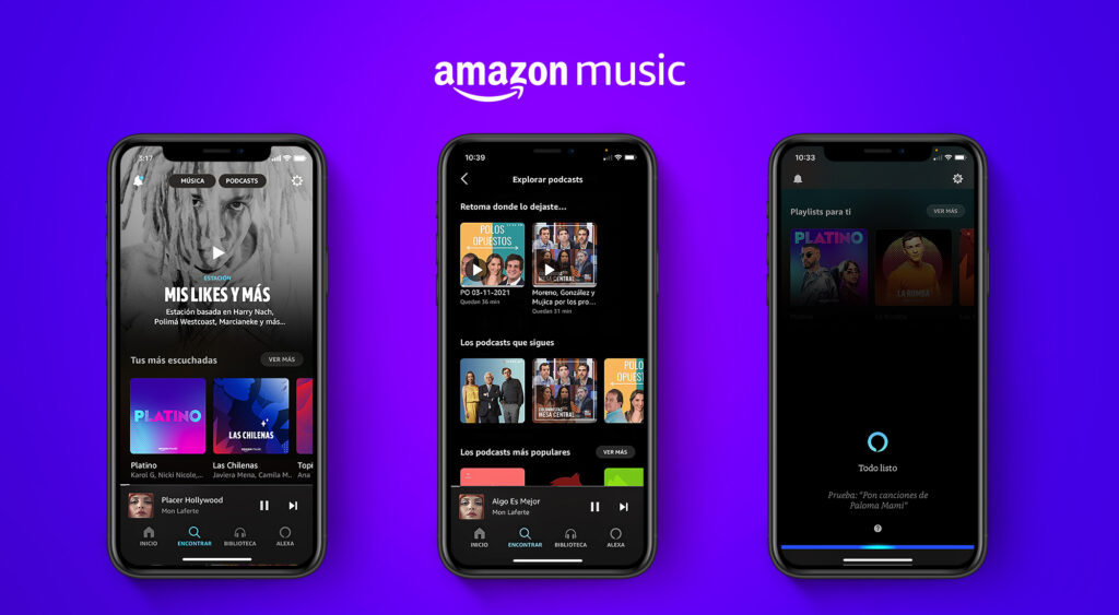Ya está disponible en Chile el servicio Amazon Music con música en HD y Ultra HD