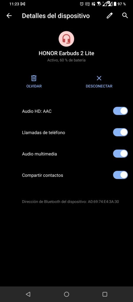 Capturas Honor EarBuds 2 Lite Foto (1)