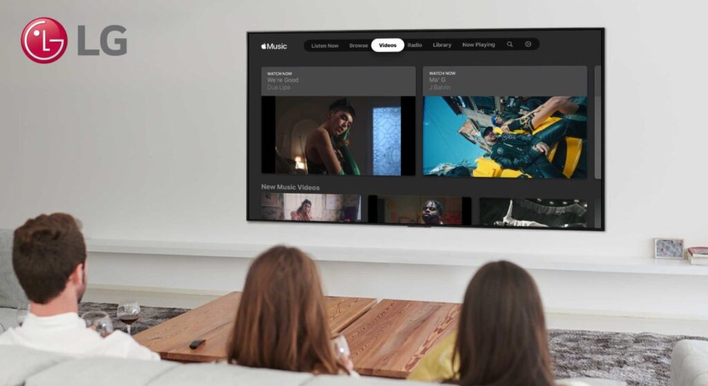 Apple Music llega oficialmente a los Smart TV de LG