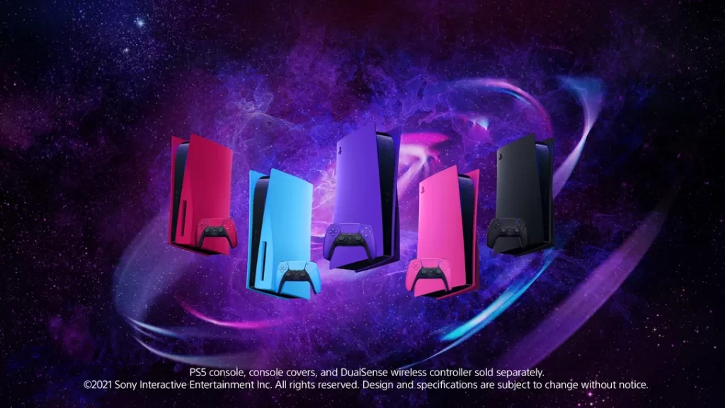 Sony anuncia nuevas cubiertas de colores para PlayStation 5 y controles DualSense en nuevos colores