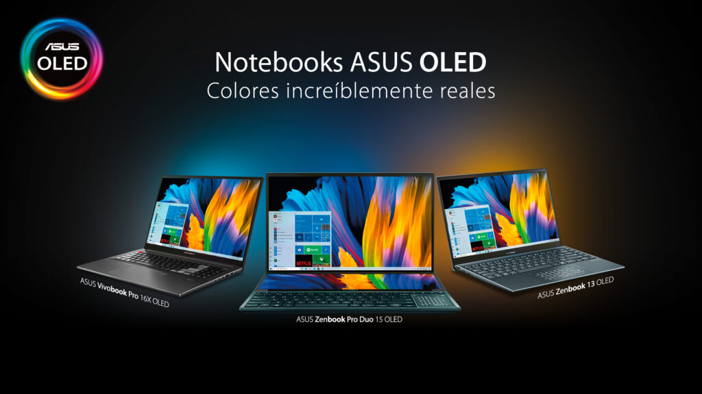 ASUS presentó en Chile su portafolio de portátiles con pantallas OLED