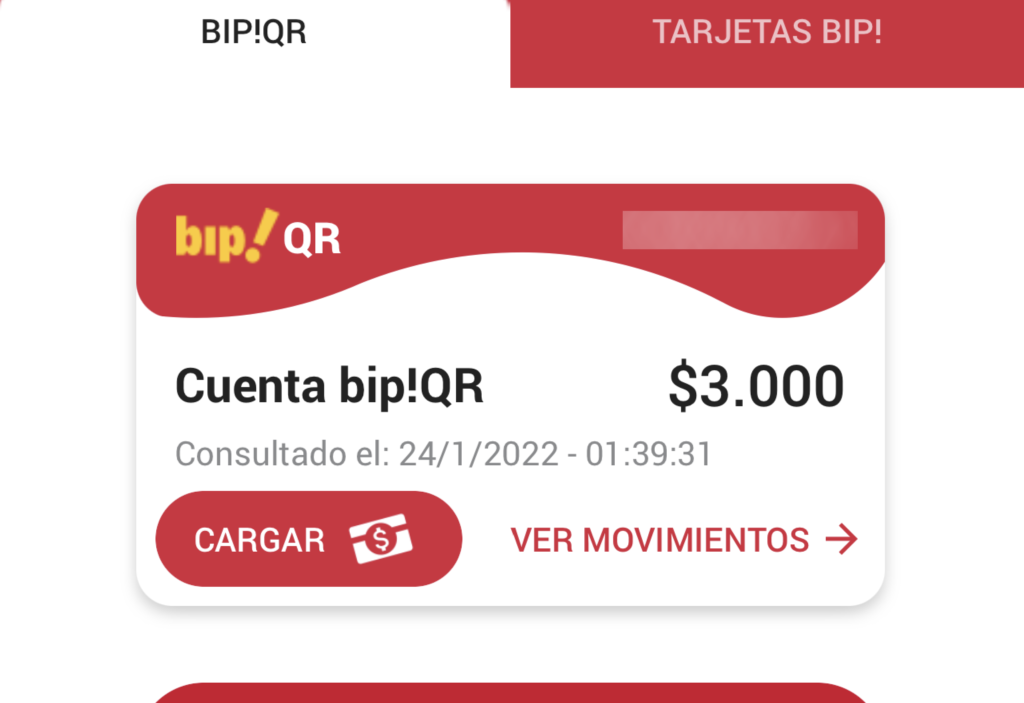 Aplicación RED se actualiza para poder pagar con la nueva Bip! QR en el transporte público de Santiago