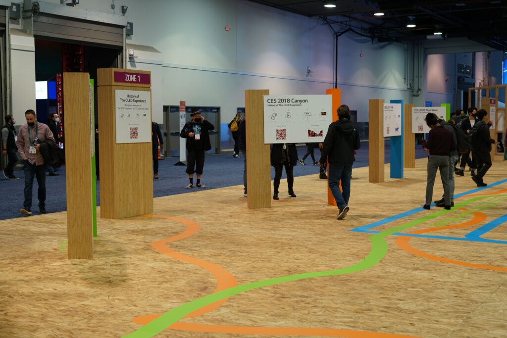 Puesto de LG en CES 2022 foto 2