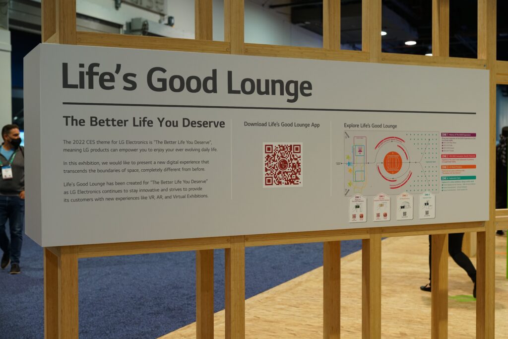 Puesto de LG en CES 2022 foto 4