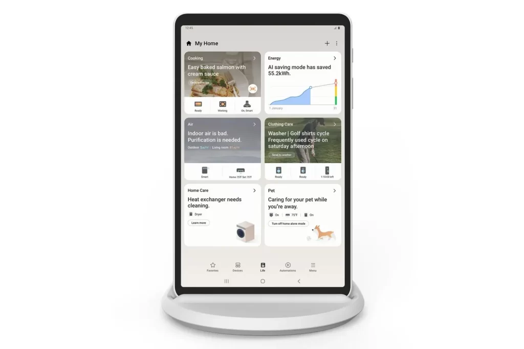 Samsung Home Hub busca ser el centro de comando de tu hogar inteligente #CES2022