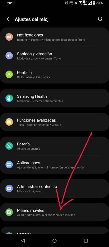 Captura Samsung Galaxy Watch4 LTE foto 1