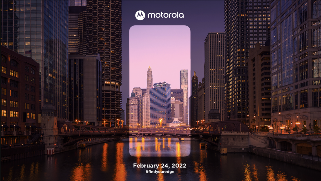 Motorola anuncia que presentará un nuevo smartphone de la serie Edge el próximo 24 de febrero