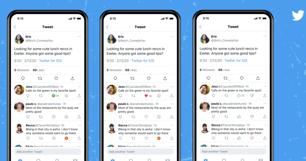 Twitter ahora permite marcar las respuestas de una publicación como “irrelevante” en su web