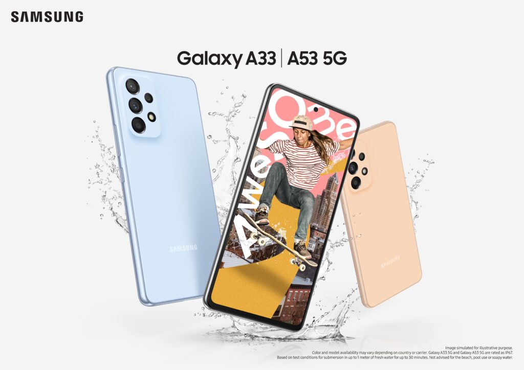 Samsung presenta a los nuevos Galaxy A33 5G y Galaxy A53 5G
