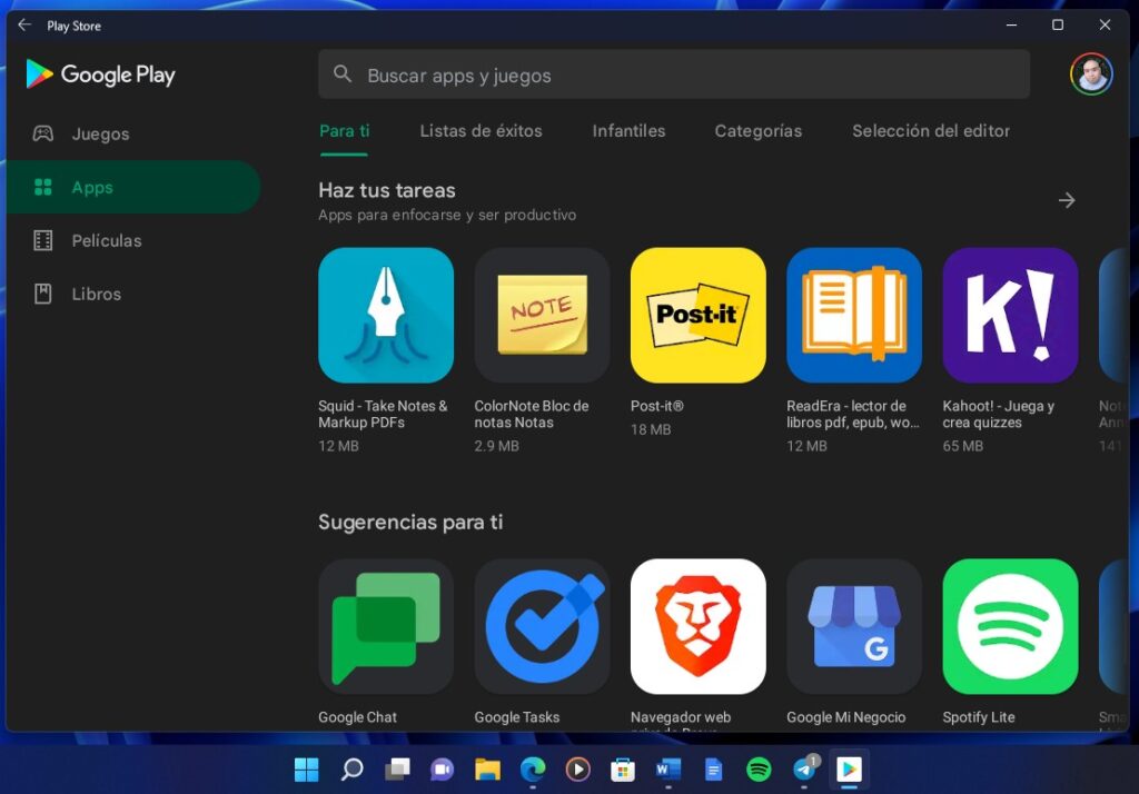 Aprende a instalar Google Play Store en Windows 11
