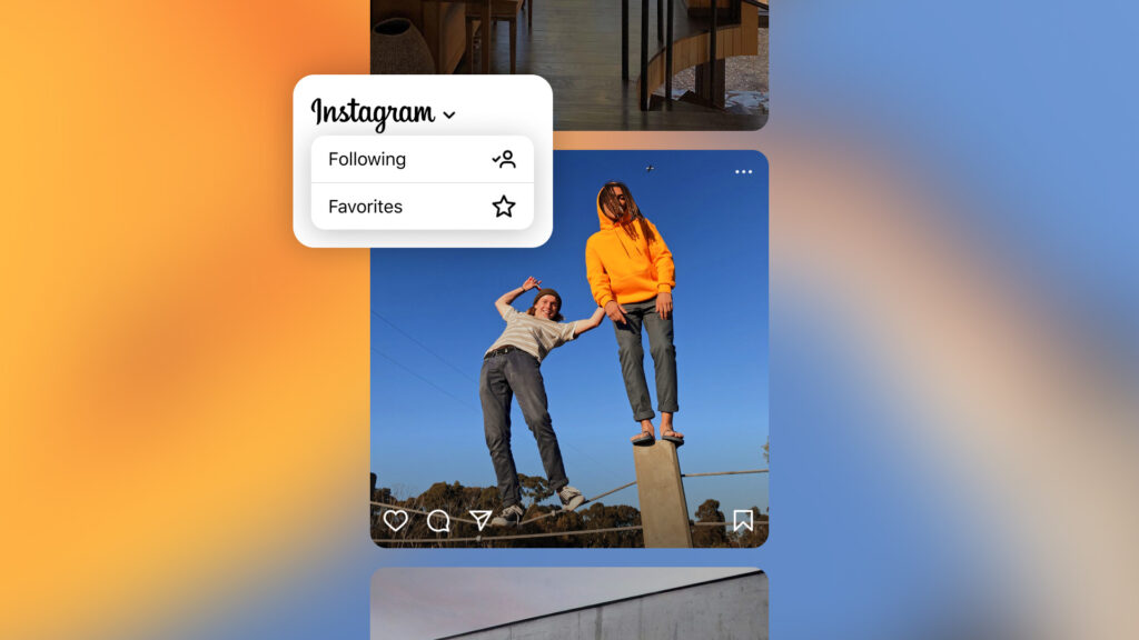 Vuelve el orden cronológico a Instagram con dos nuevos feeds: “Seguidos” y “Favoritos”