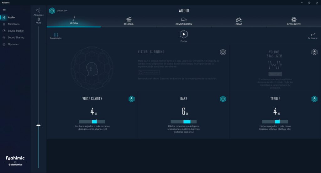MSI Raider GE76 12UHS - Nahimic Audio