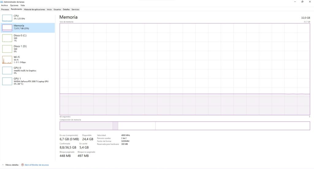 MSI Raider GE76 12UHS - RAM specs