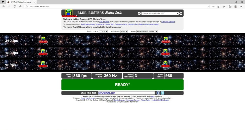 MSI Raider GE76 12UHS - UFO Test