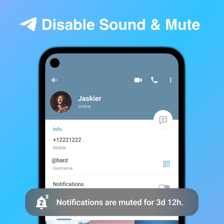 Telegram sonido notificacion personalizado 2