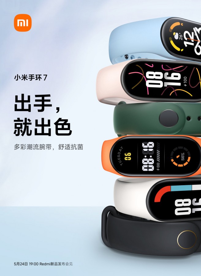 El 24 de mayo se presentará la Xiaomi Mi Band 7