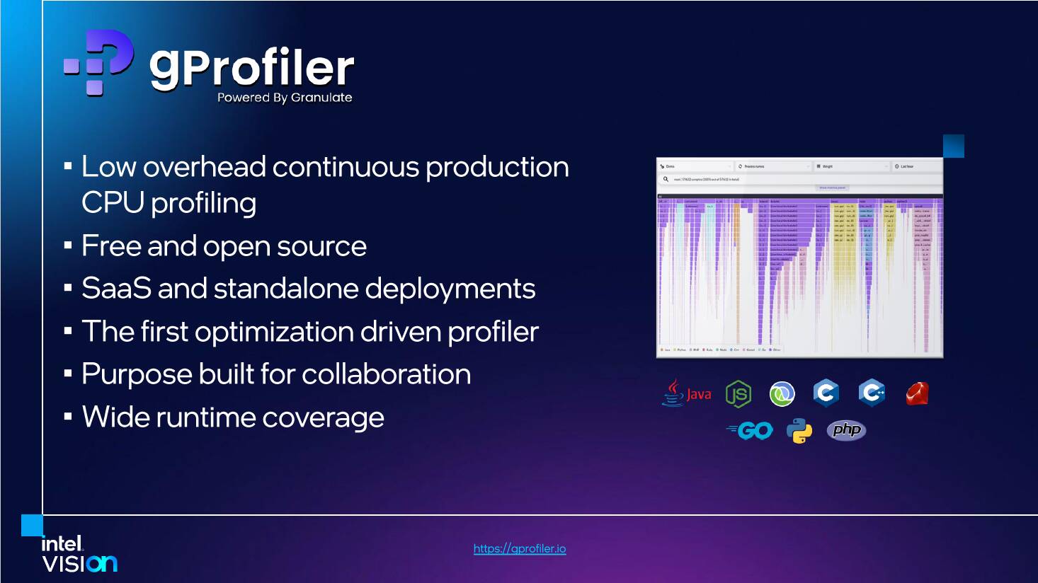 intel granulate gprofiler foto 1