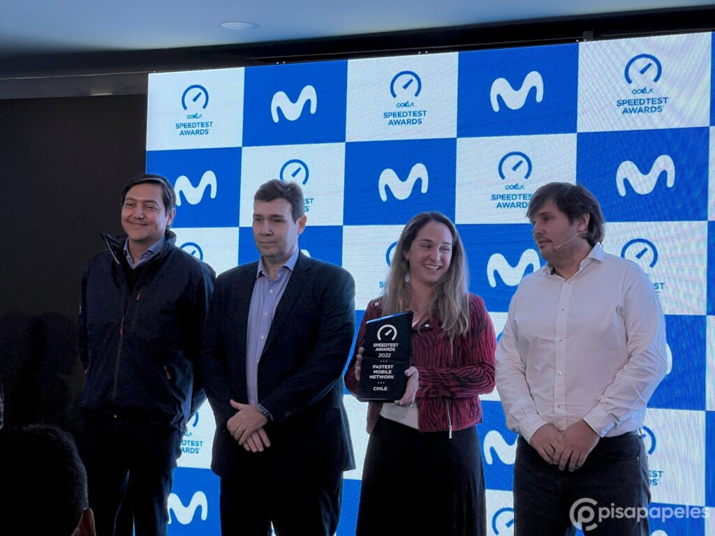 Ookla premia a Movistar por tener la red móvil más rápida y certifica que Chile tiene la velocidad de bajada más rápida a nivel mundial