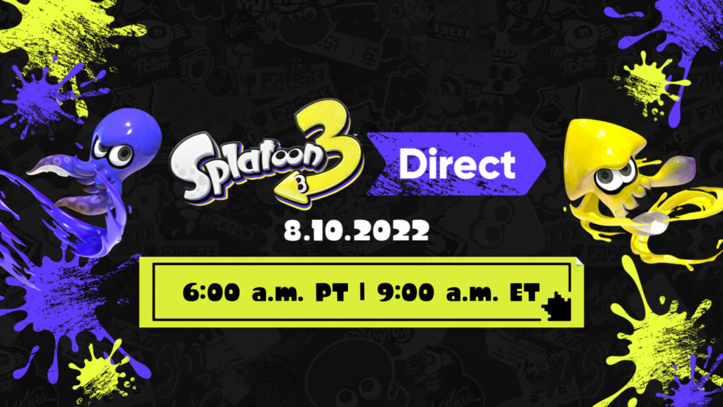 Nintendo nos convoca a un Direct especial de Splatoon 3 para este miércoles